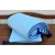 Komplet VELVET kołderka + poduszka BLUE z szafirowymi chwostami i satynową lamówką